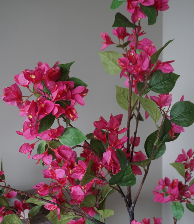 Rene Houtman Kunstbloem Bougainvillea Roze | Zijden | H155 cm
