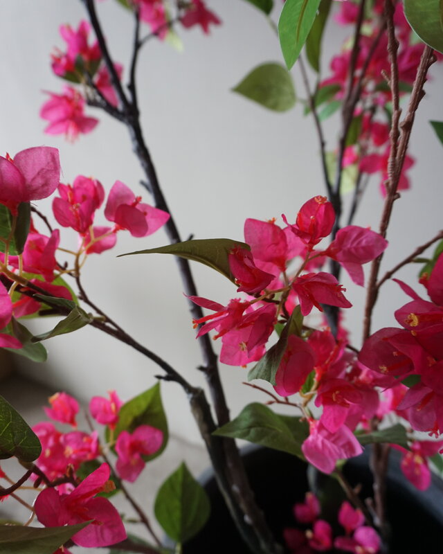 Rene Houtman Kunstbloem Bougainvillea Roze | Zijden | H155 cm