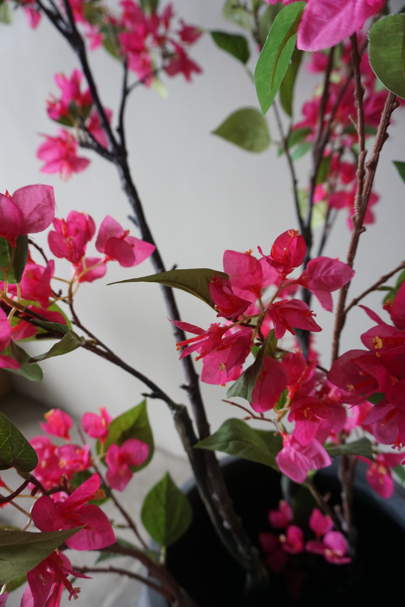 Rene Houtman Kunstbloem Bougainvillea Roze | Zijden | H155 cm