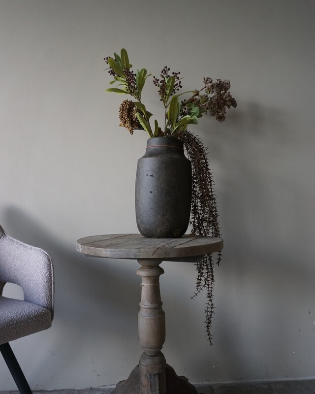 Rene Houtman Kunstbloemen Boeket Bruin | Zijden | L75 cm