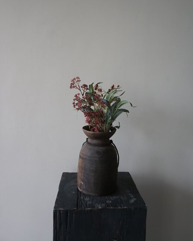 Rene Houtman Kunstbloemen Boeketje Rood | Zijden | L50 cm