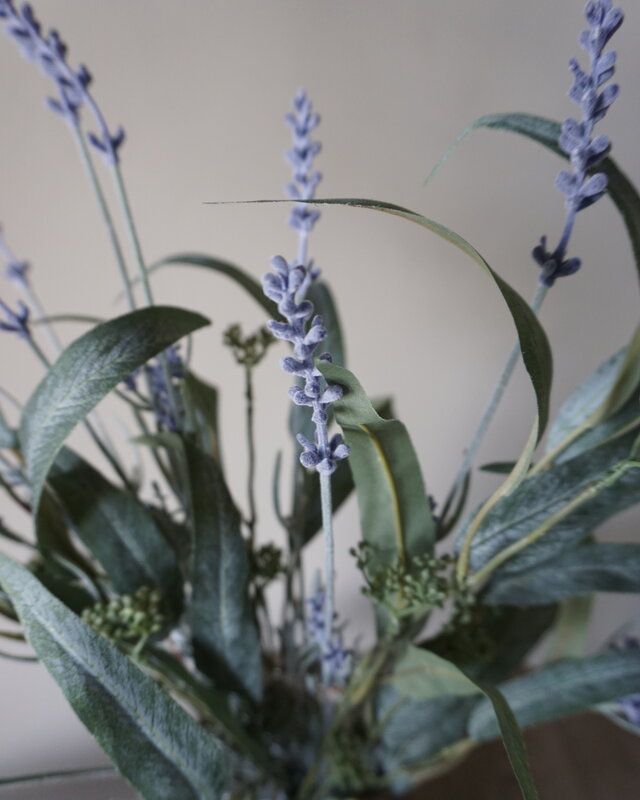 Rene Houtman Kunstbloemen Boeket Lavendel | Zijden | L60 cm