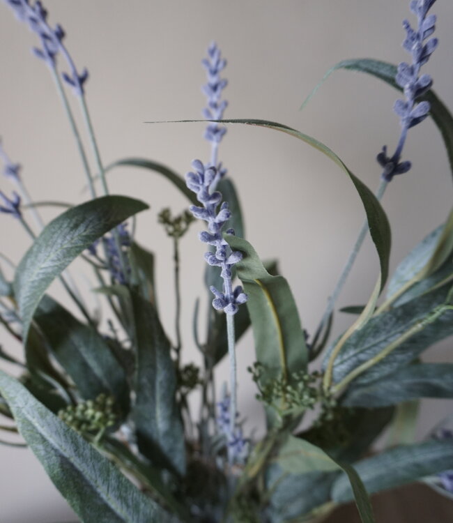 Rene Houtman Kunstbloemen Boeket Lavendel | Zijden | L60 cm