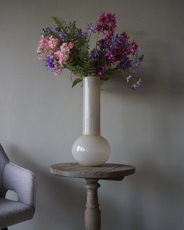 Rene Houtman Kunstbloemen Boeket Fleurig | Zijden Bloemen | L90 cm