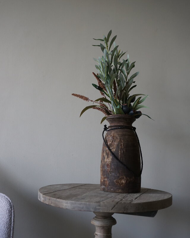 Rene Houtman Kunstbloemen Toef | Groen Olijf | L60 cm