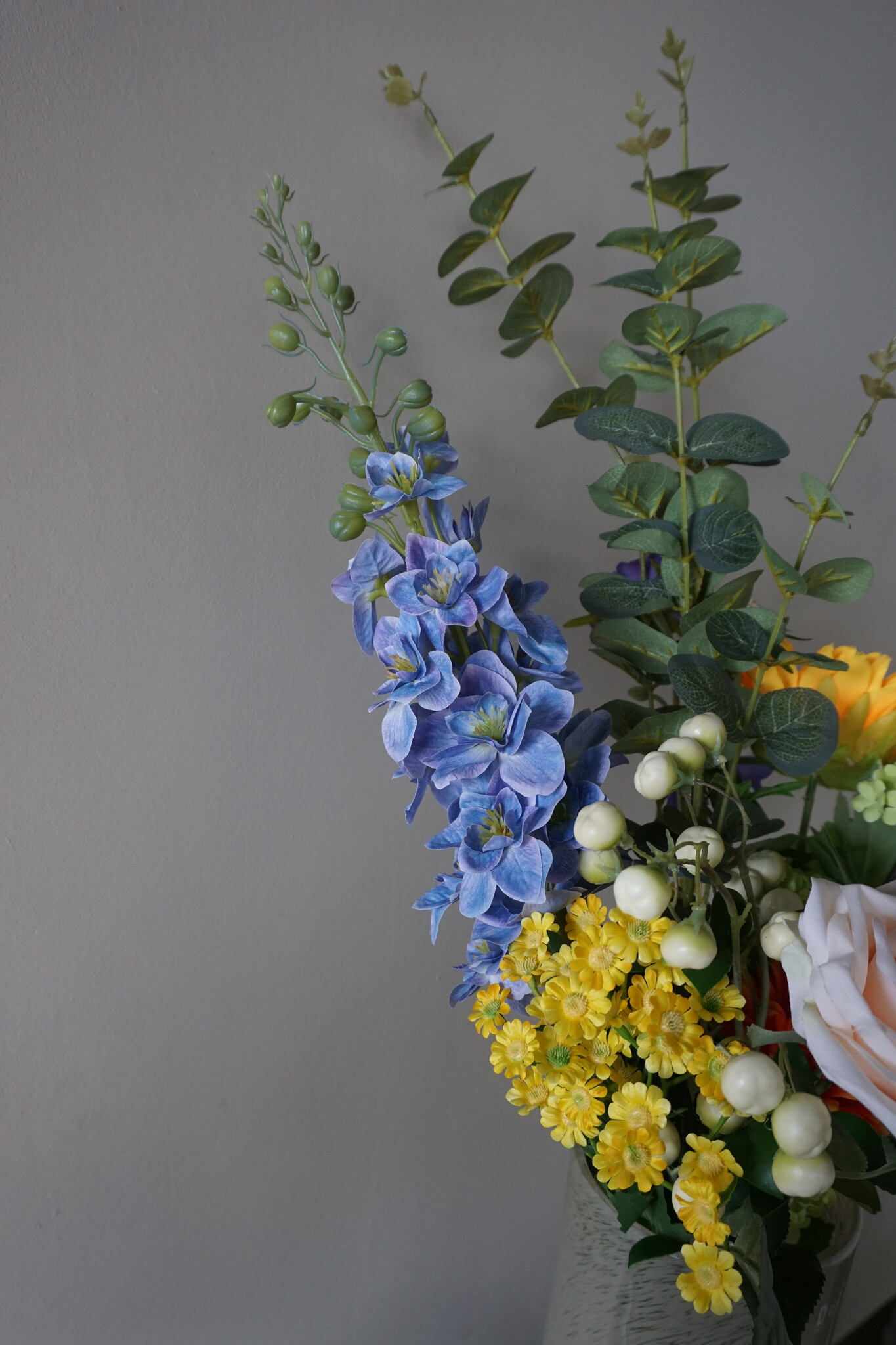 Rene Houtman Kunstbloemen Boeket Bibi | Zijden Bloemen | H90 cm