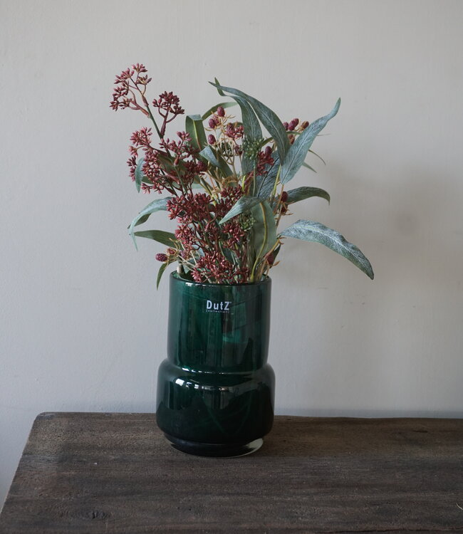 Rene Houtman Kunstbloemen Boeketje Rood | Zijden | L50 cm