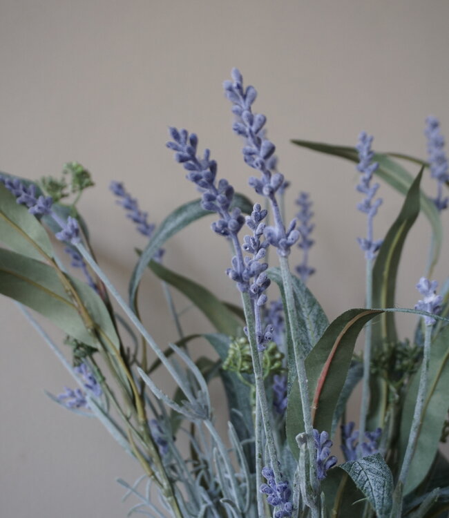 Rene Houtman Kunstbloemen Boeket Lavendel | Zijden | L60 cm