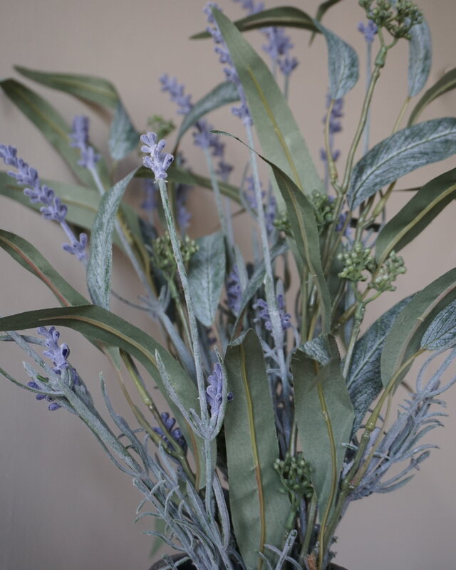 Rene Houtman Kunstbloemen Boeket Lavendel | Zijden | L60 cm