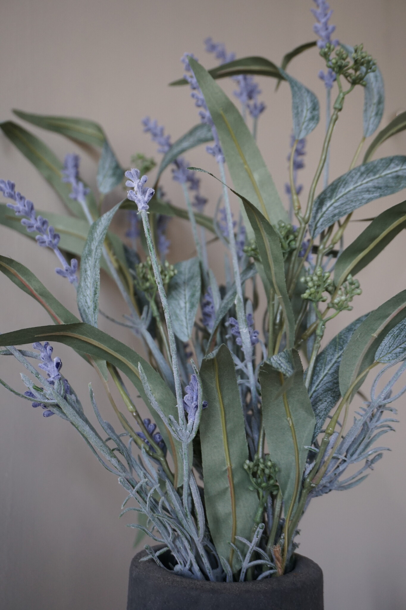 Rene Houtman Kunstbloemen Boeket Lavendel | Zijden | L60 cm