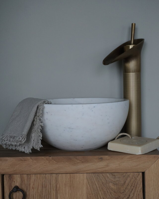 Rene Houtman Daantje Zwevend Toiletmeubel Geschaafd Oud Eiken H55 x B40 x D25