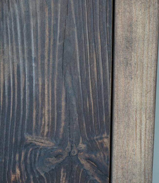 Rene Houtman Daantje Zwevend Toiletmeubel Grenen Wagondelen  H55 x  B40 x D25