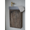 Daantje Zwevend Toiletmeubel Geborsteld Eiken | H55,5 x B36 x D17