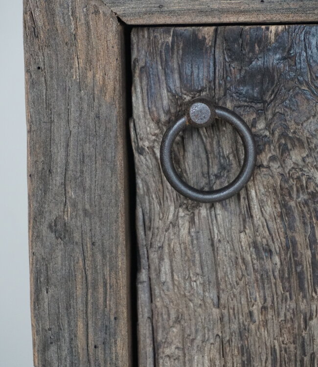 Rene Houtman Daantje Zwevend Toiletmeubel Geborsteld Eiken | H55,5 x B36 x D17