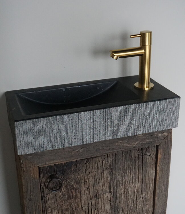 Rene Houtman Daantje Zwevend Toiletmeubel Geborsteld Eiken | H55,5 x B36 x D17