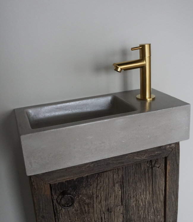 Rene Houtman Daantje Zwevend Toiletmeubel Geborsteld Eiken | H55,5 x B36 x D17