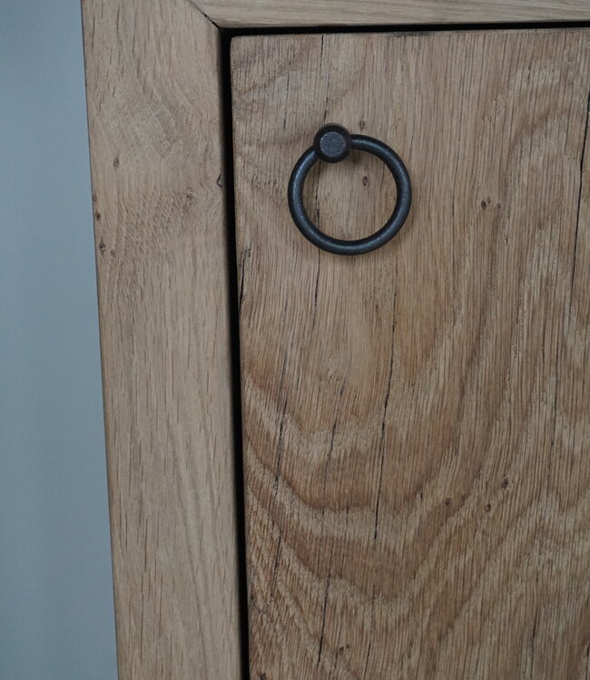 Rene Houtman Daantje Zwevend Toiletmeubel Geschaafd Oud Eiken | H55,5 x B36 x D17