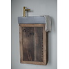 Daantje Zwevend Toiletmeubel Grenen Wagondelen | H55,5 x B36 x D17