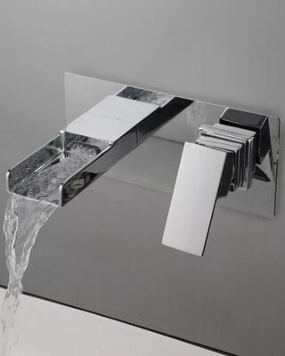 Rene Houtman Chromen Inbouw Waterval Mengkraan