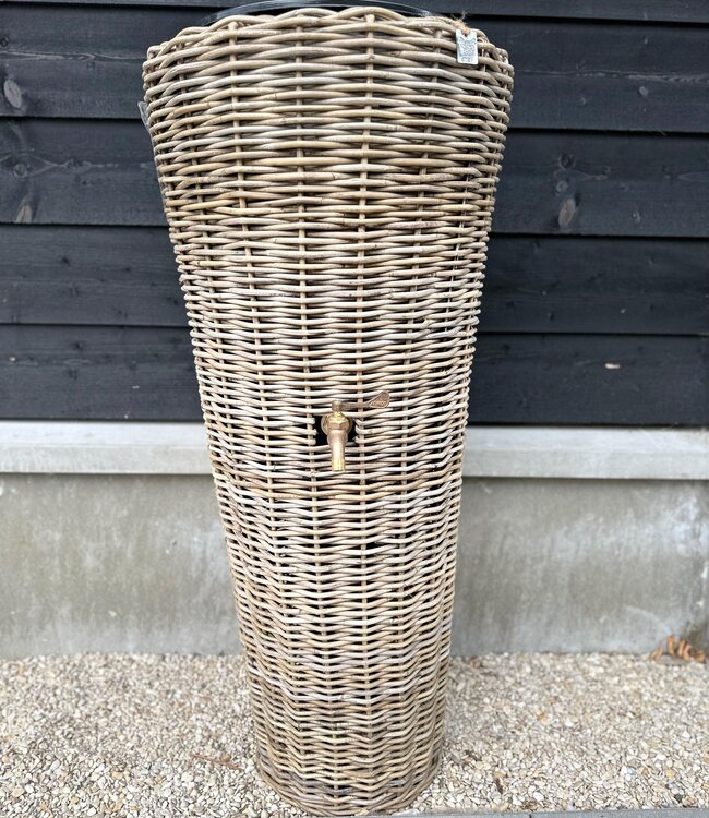 Rene Houtman Regenton Rotan Grijs D49/30 x H107cm (50 Liter)