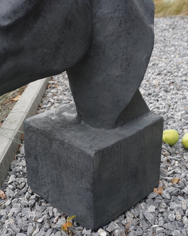 Rene Houtman Paardenbeeld Fury | Antraciet | H62 x B23 cm