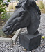 Rene Houtman Paardenbeeld Fury | Antraciet | H62 x B23 cm