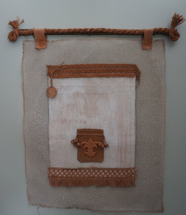 Rene Houtman Wanddoek/Kalkdoek | Terracotta | H65 x B56 cm