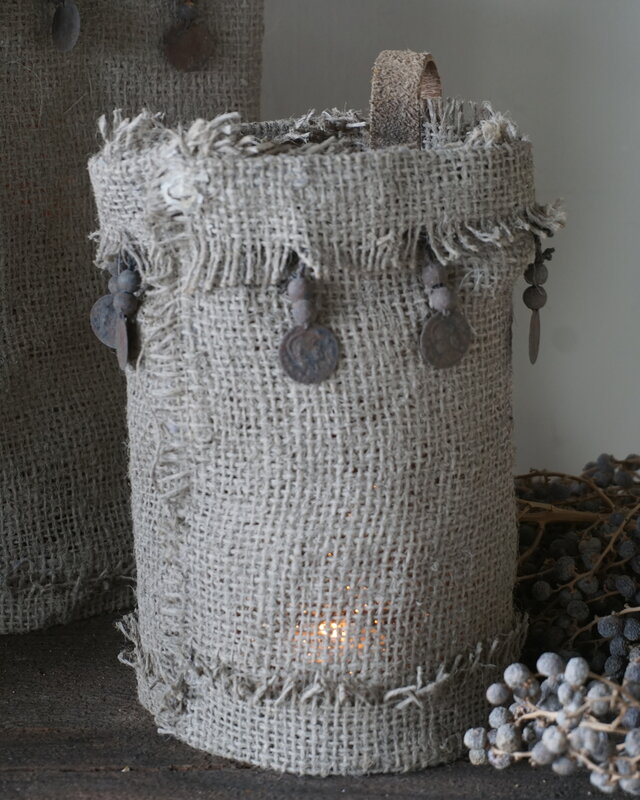 Rene Houtman Windlichtcover | Jute | Set Van 3 Stuks