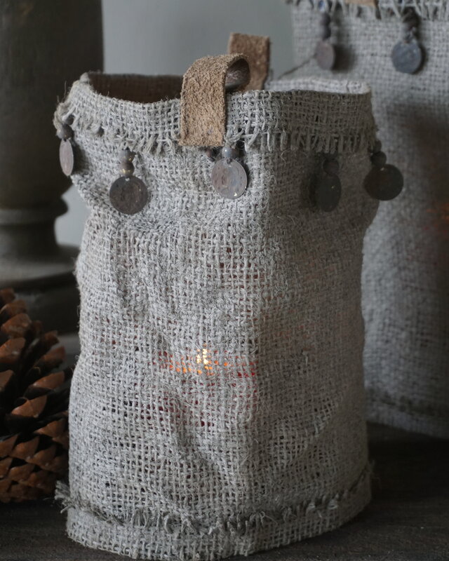 Rene Houtman Windlichtcover | Jute | Set Van 3 Stuks