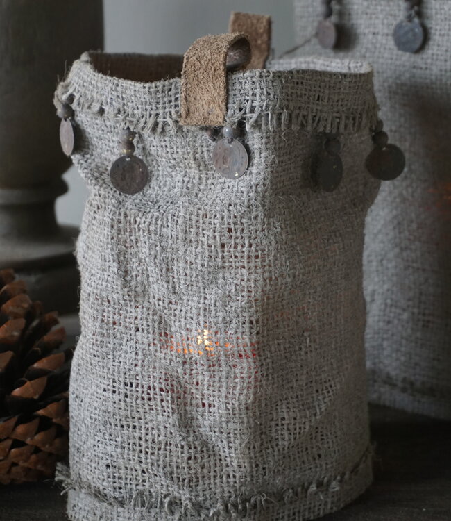Rene Houtman Windlichtcover | Jute | Set Van 3 Stuks