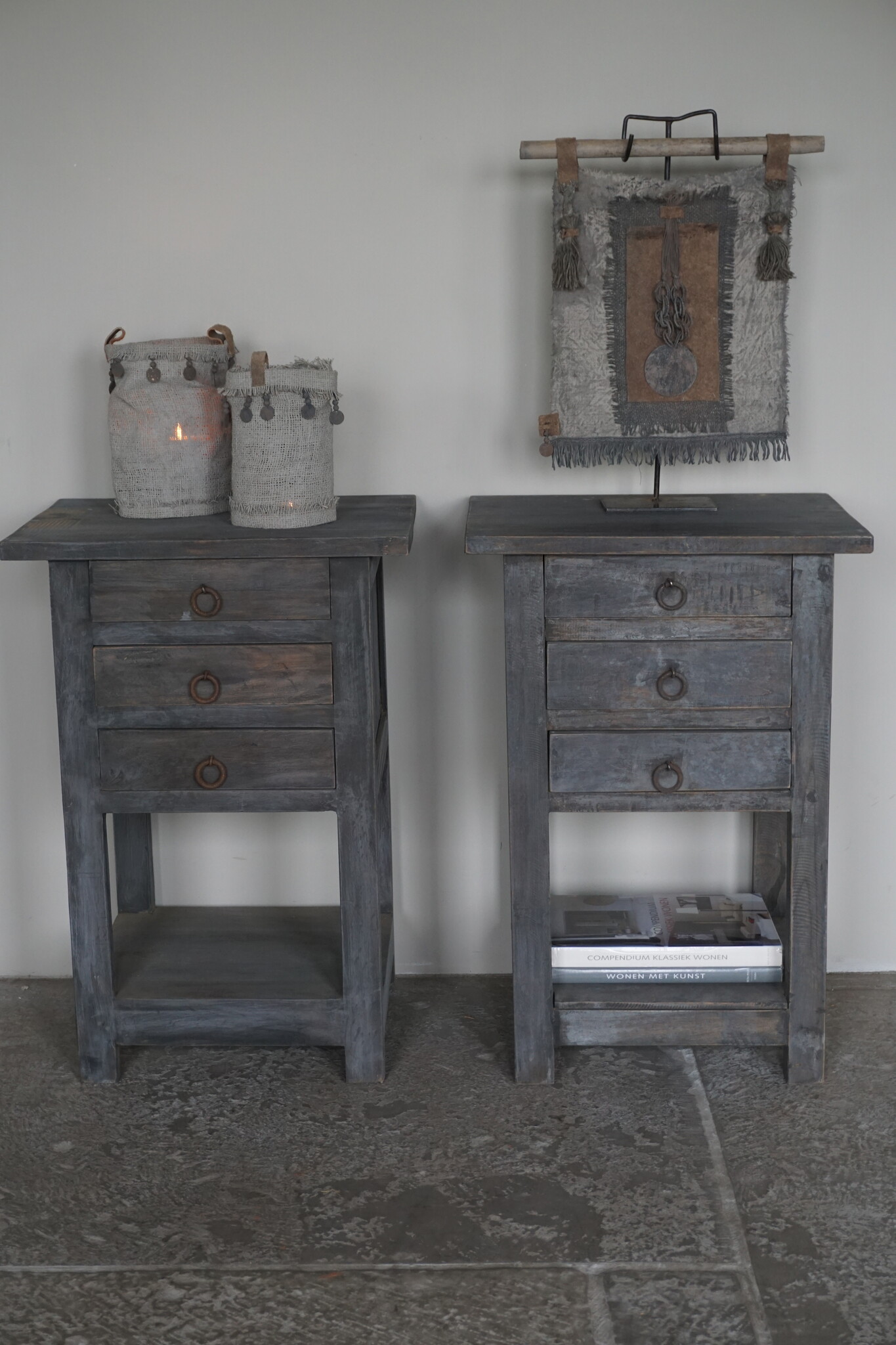 Rene Houtman Nachtkastje Hout | H72,5 x B50,5 x D40 cm