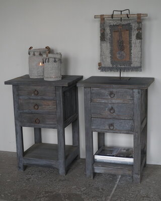 Rene Houtman Nachtkastje Hout | H72,5 x B50,5 x D40 cm