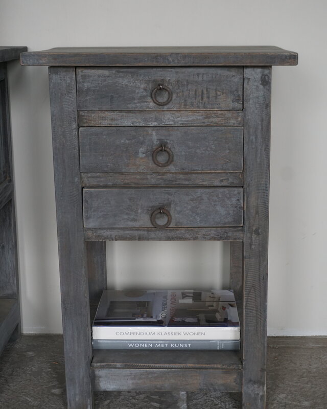 Rene Houtman Nachtkastje Hout | H72,5 x B50,5 x D40 cm