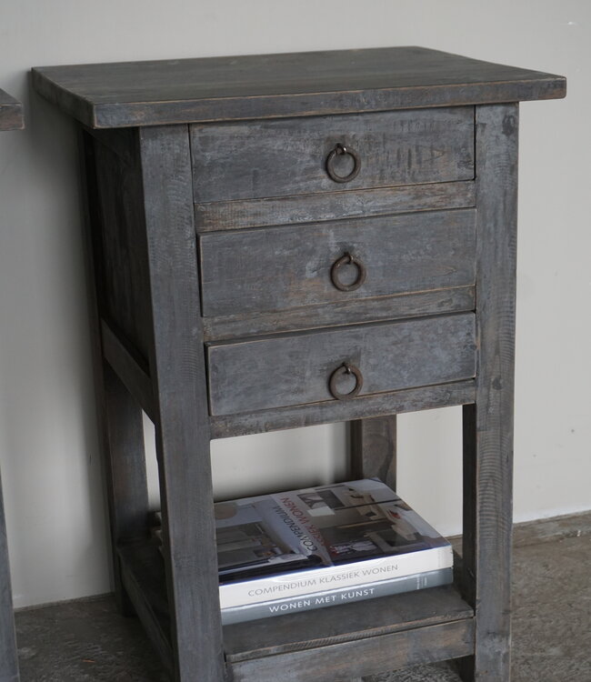 Rene Houtman Nachtkastje Hout | H72,5 x B50,5 x D40 cm