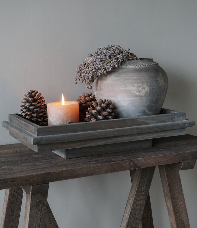 Rene Houtman Etagère/Tray Op Voet | H12 x B53,5 x D34,5 cm