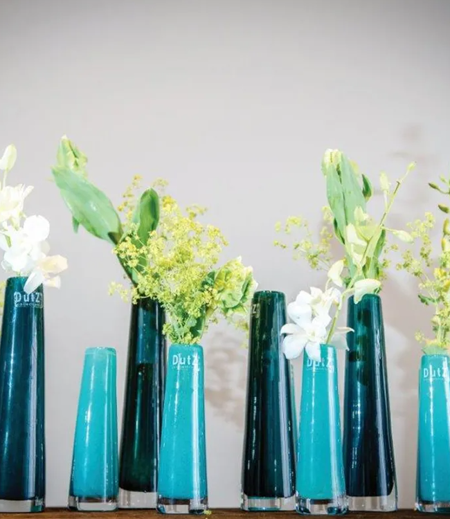 DutZ Vaas Solifleur - Donkergroen - 2 maten