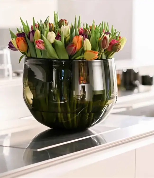 DutZ Vaas/Schaal XL | Smoke | H24 x D32 cm