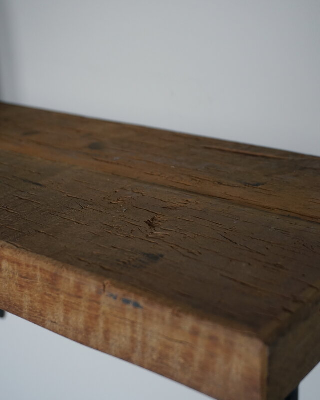 Rene Houtman Muurplank/Wandplank Naturel Met Beugels - 60 t/m 200 Cm