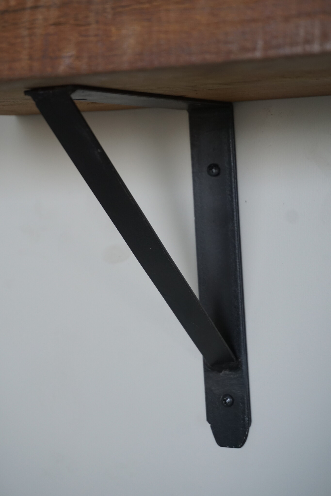 Rene Houtman Muurplank/Wandplank Naturel Met Beugels - 60 t/m 200 Cm