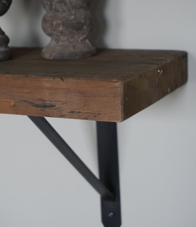 Rene Houtman Muurplank/Wandplank Grijs Met Beugels - 60 t/m 200 Cm