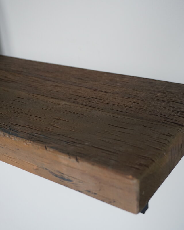 Rene Houtman Muurplank/Wandplank Grijs Met Beugels - 60 t/m 200 Cm