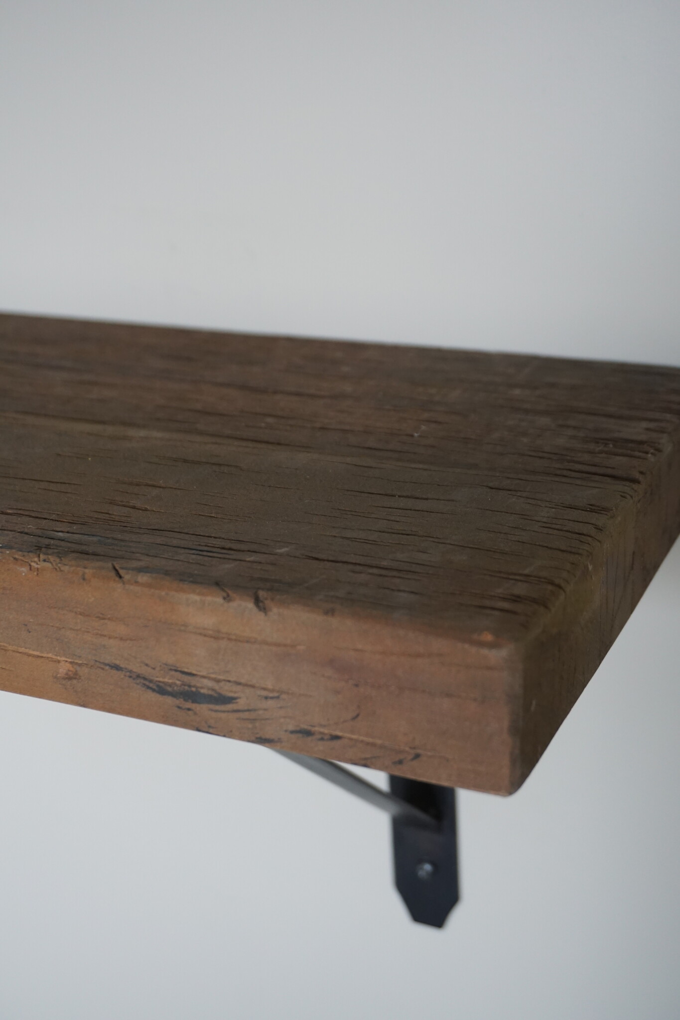 Rene Houtman Muurplank/Wandplank Grijs Met Beugels - 60 t/m 200 Cm