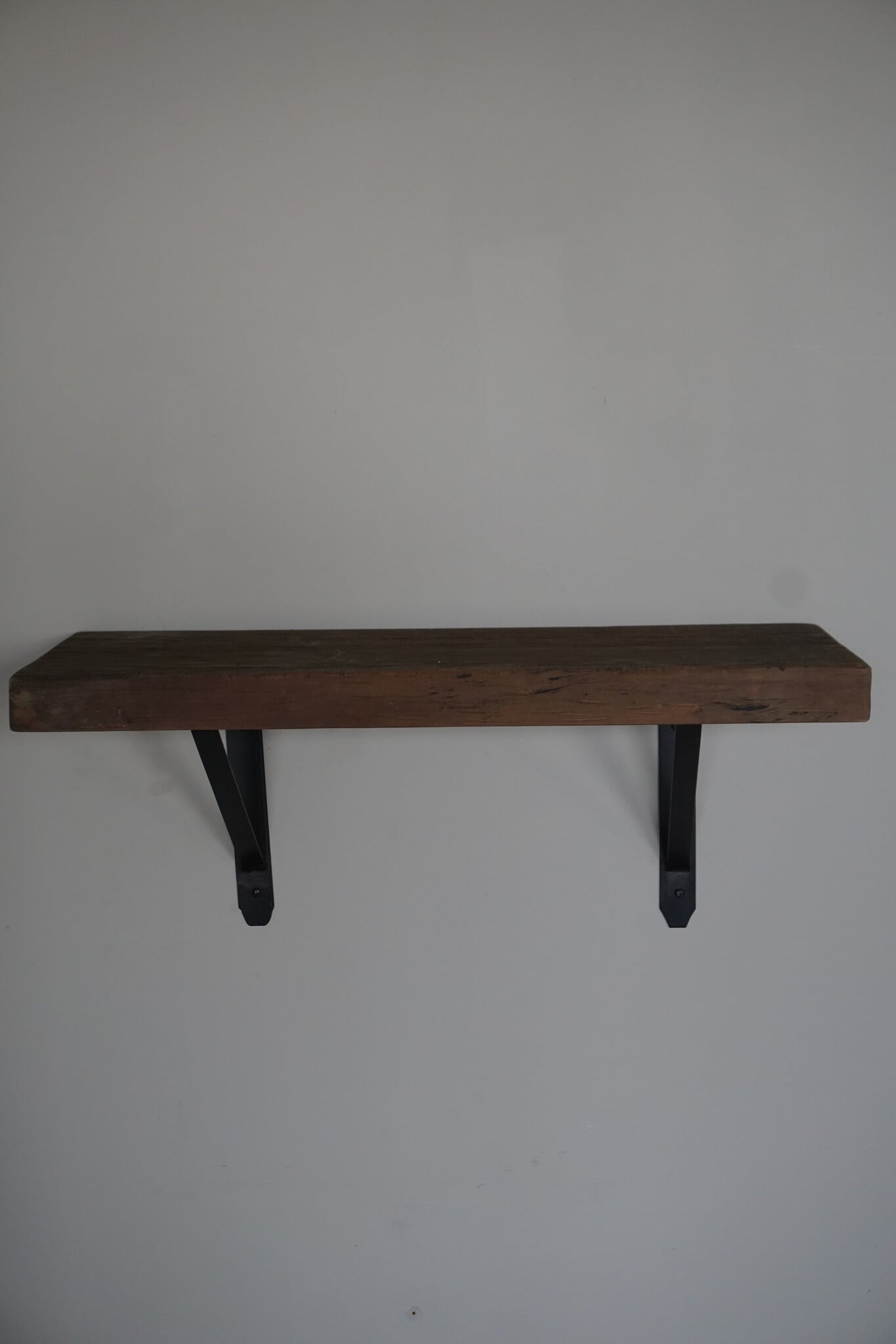 Rene Houtman Muurplank/Wandplank Grijs Met Beugels - 60 t/m 200 Cm