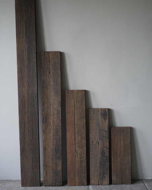 Rene Houtman Muurplank/Wandplank Grijs Met Beugels - 60 t/m 200 Cm
