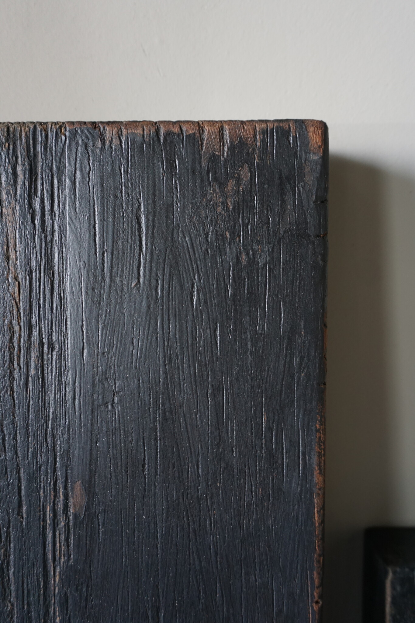 Rene Houtman Muurplank/Wandplank Oud Zwart Met Beugels - 60 t/m 200 Cm