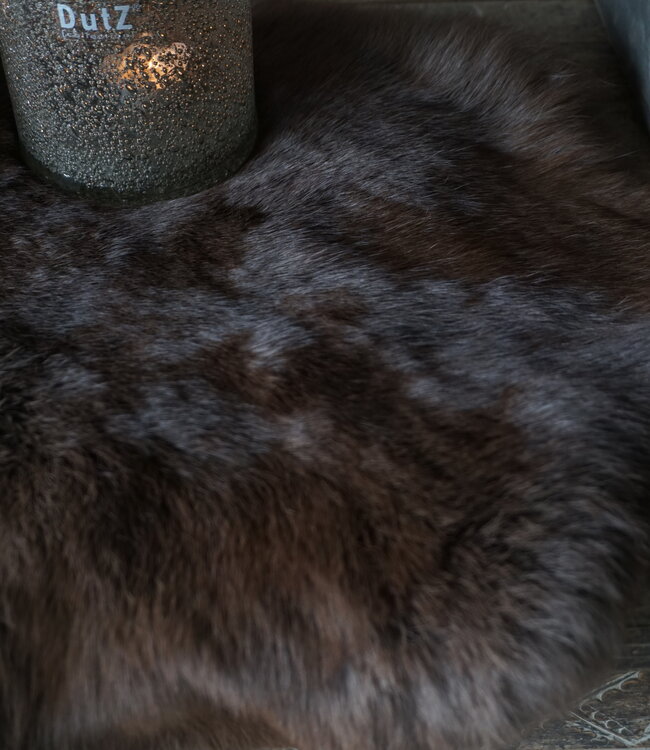 Rene Houtman Konijnenvacht XL | Bruin | H50 x B20 cm