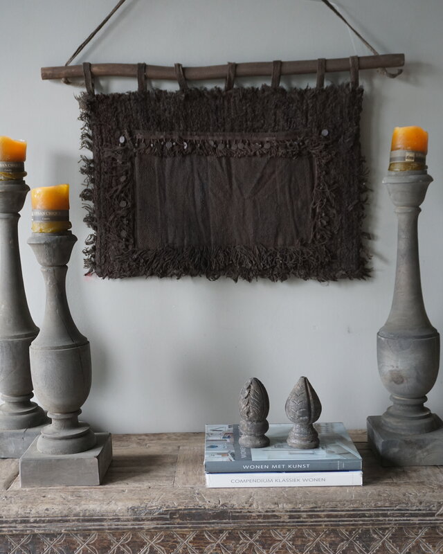 Rene Houtman Wandzak | Landelijk | Bruin | H87 x B67 cm
