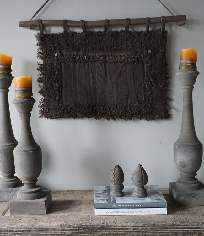 Rene Houtman Wandzak | Landelijk | Bruin | H87 x B67 cm