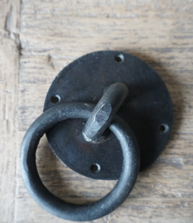 Rene Houtman Meerpaalring | Deurklopper | Ijzeren ring |Ø 12 cm