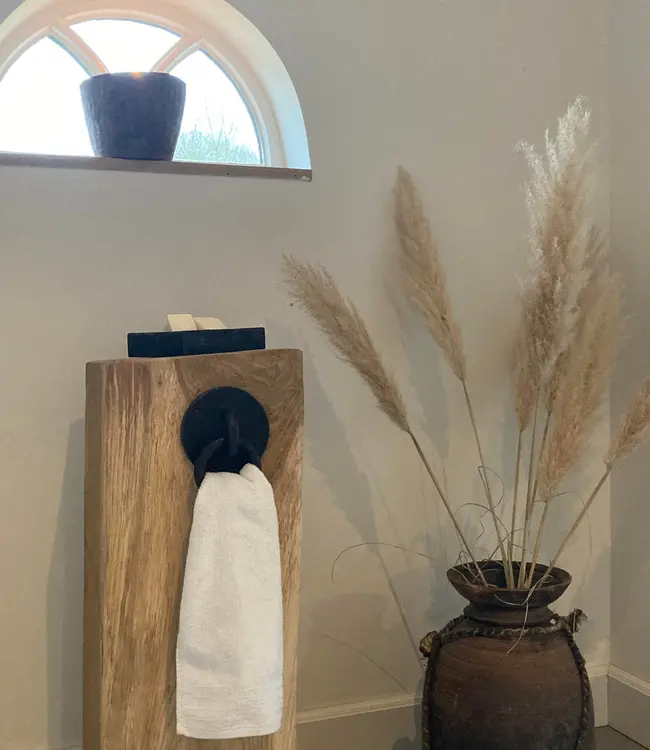 Rene Houtman Meerpaalring | Deurklopper | Ijzeren ring |Ø 12 cm